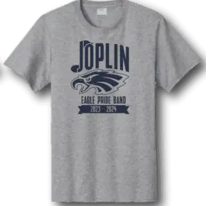 Joplin Eagle Pride Band T-Shirt Style A Gray